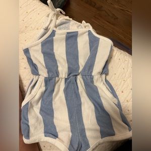 3T Crew Cuts Romper. Terry cloth material.